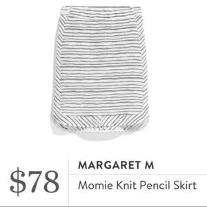 Stitch Fix Margaret M Momie Knit Pencil Skirt, New with Tags